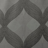 Ogee knitted jacquard total blackout curtain panel (only 1 pc panel)