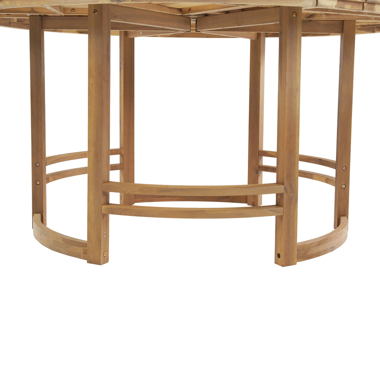 Outdoor Dining Set 5-Piece Patio Table and Chairs Set with Umbrella Hole