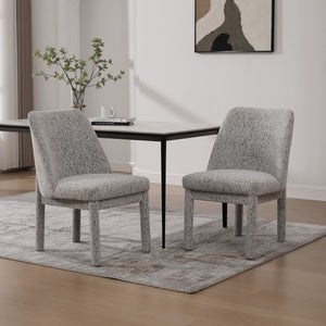 Wide Minimalist Dining Chair