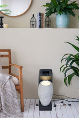 Water Fountain With Vase Design, Light And Pump