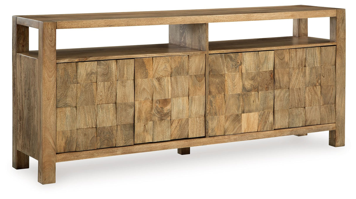 Hudwick - Accent Cabinet - Natural Brown