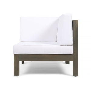 OANA 5-Piece V Shape Sofa Set, White