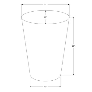 Drum Accent Side Table, Elegant Design