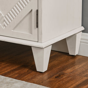 33.6' Retro Wooden Sideboard Buffet Cabinet with Storage