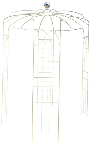 Metal Garden Arch Iron Garden Arbors Gazebo Dia High Birdcage Shape Pergola Pavilion For Wedding Ceremony