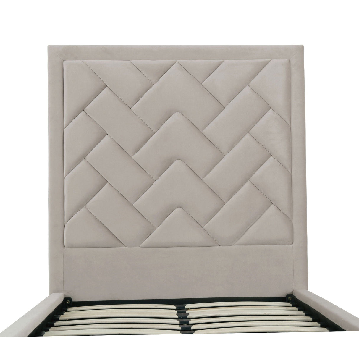 Crosby - Bed With Upholstered Headboard And Slats
