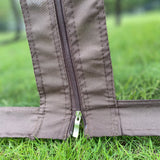 13 x 10 ft Patio Gazebo Tent with Ventilated Double Roof and Mosquito Net