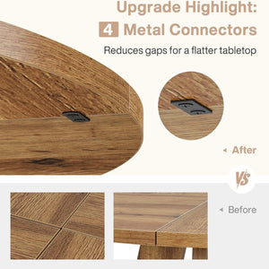 Round Dining Cross Base Kitchen Table