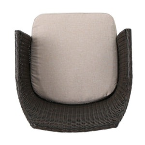 Kenneth - 3 Pieces Chat Set Outdoor Furniture - Brown Multi