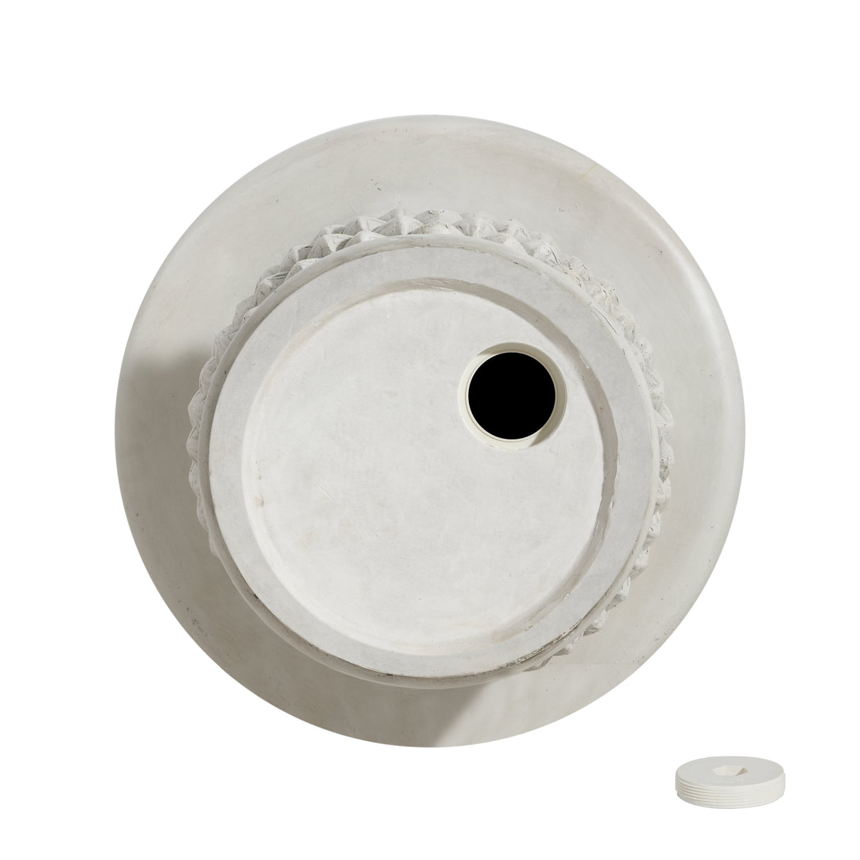 Lillian Outdoor Pineapple-Shaped Magnesium Oxide Umbrella Base