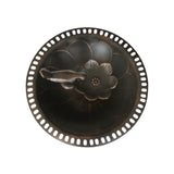 Outdoor aluminum and iron bird bath