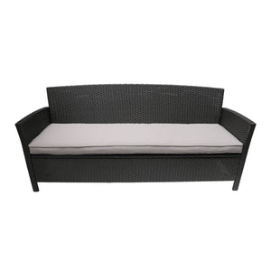 St Lucia Three-Seater Outdoor Woven Sofa