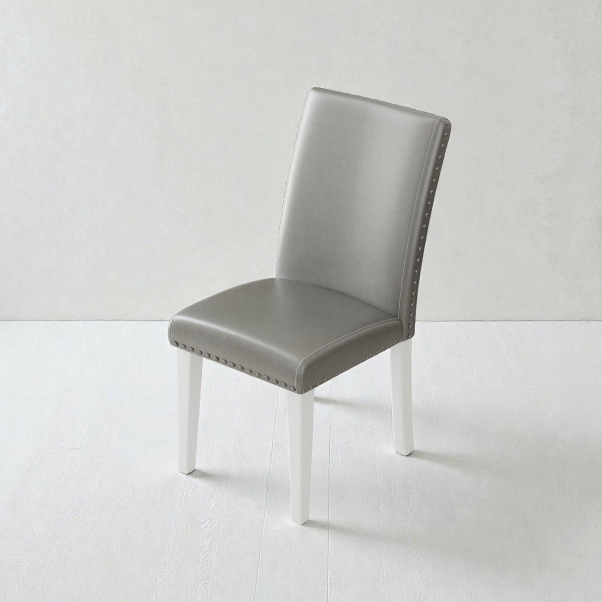 Upholstered Dining Chair With High Back Design (Set of 2)