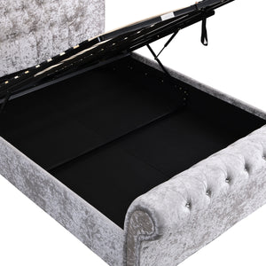 Hartfried Upholstered Queen Storage Bed with Hydraulic Lift