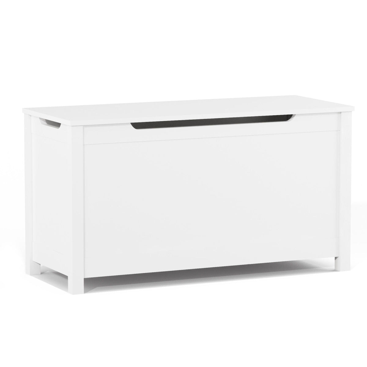 Toy Box Storage With Safety Hinged Lid