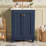 24 Inch Modern Bathroom Vanity Cabinet With Ceramic Sink