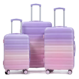 3-Piece PC Spinner Wheel Luggage Set