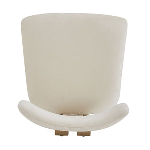 Modern Upholstered Armless Dining Chairs With Metal Legs