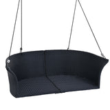 The All-Weather Woven Two-Person Hanging Swing Chair