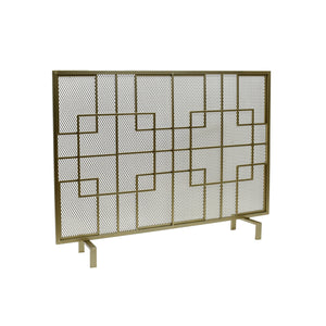 Dorothy Modern Single Panel Iron Fire Screen