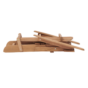 Outdoor Wooden Folding Adirondack Chair Set of 2