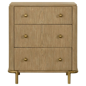 Arini 4-piece Eastern King Bedroom Set Cream and Sand Wash