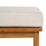 Outdoor 5-Piece Acacia Wood and Rope Patio Sofa Set