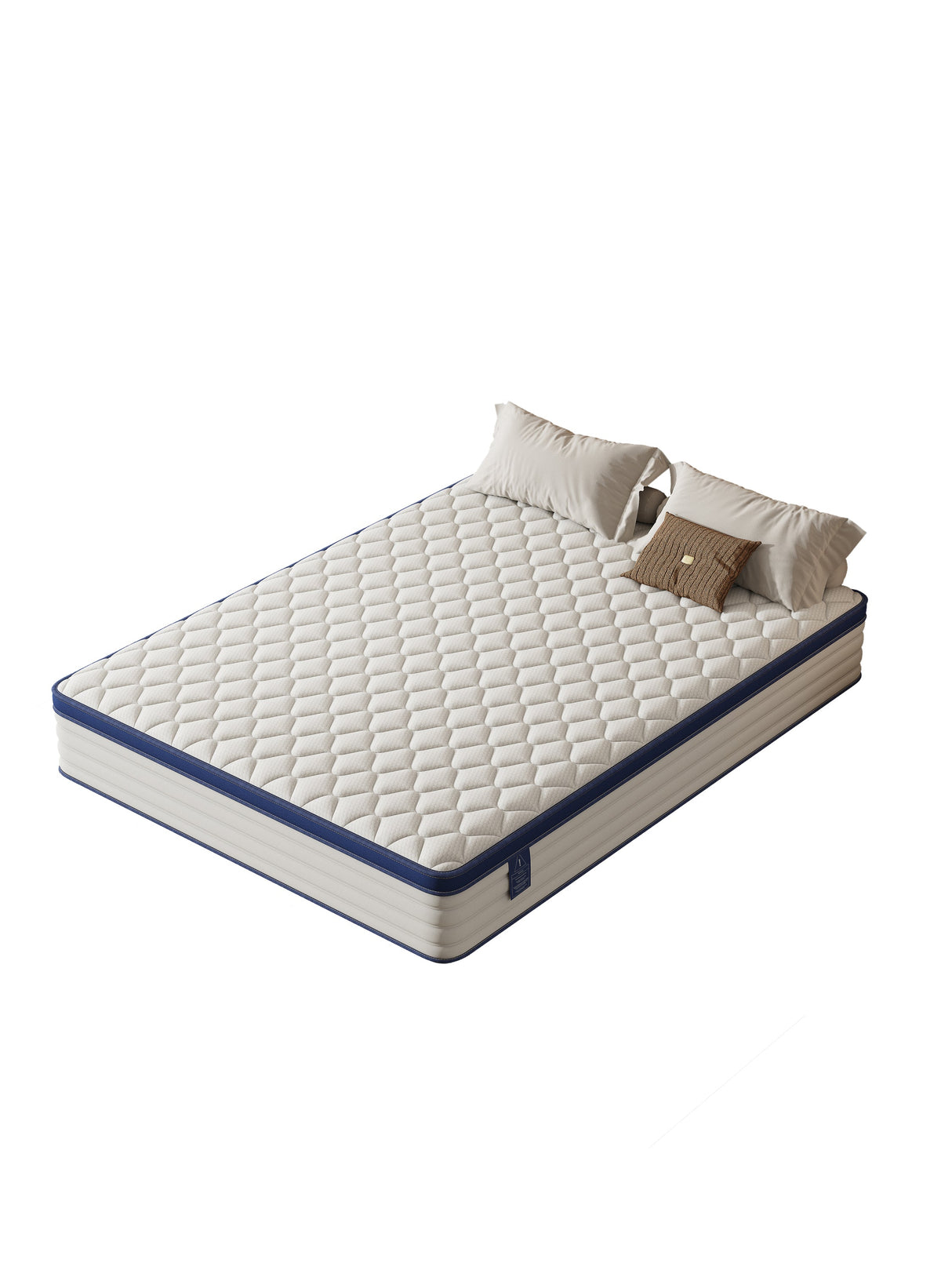 Gel memory foam mattress, double bed, roll pack boxed