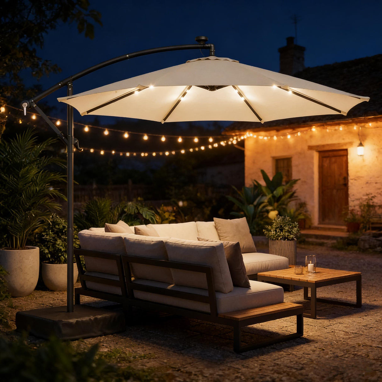 Garden Cantilever Patio Umbrella