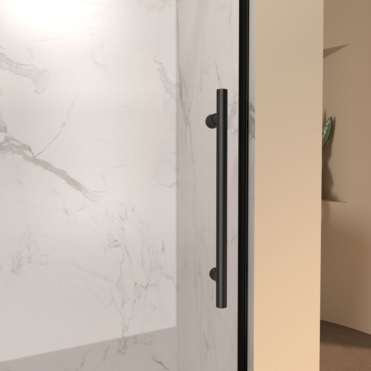 Frameless Single Sliding Shower Door