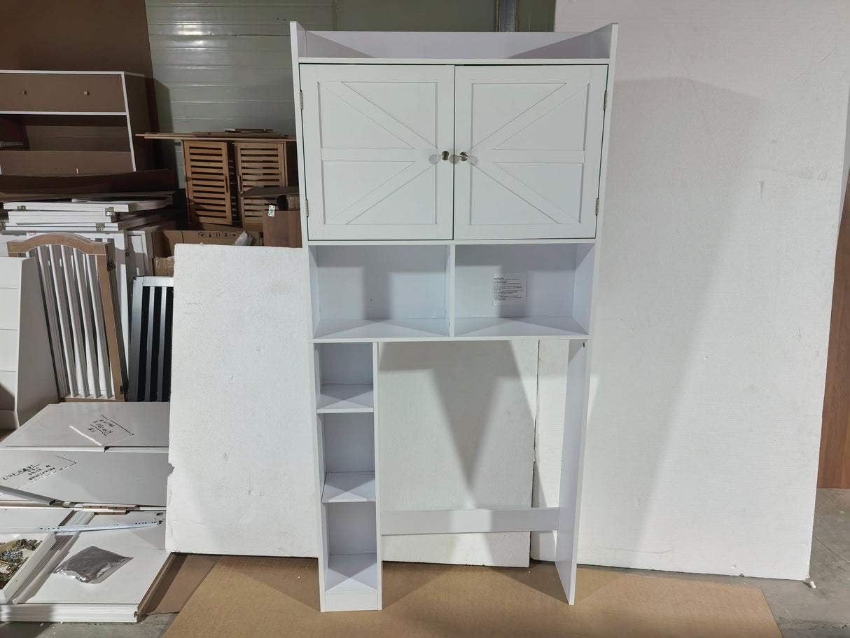 Over-The-Toilet Storage Cabinet with Adjustable Shelf