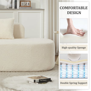 Boneless Couches for Living Room - White
