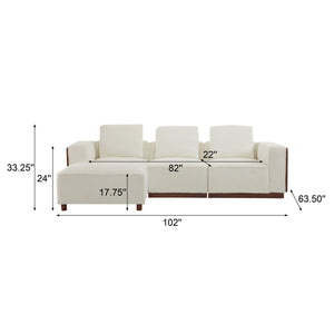 Chita Modular Sectional Sofa With Larger Seats