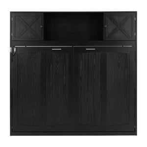 Murphy Bed With Storage Cabinets