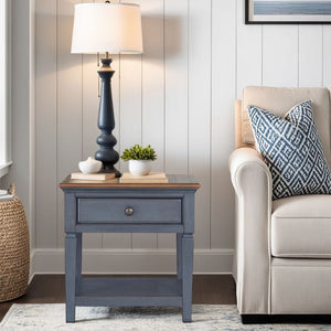 End Table - Blue