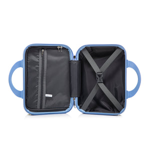 14'/20' 2-Piece PC Spinner Wheel Luggage Set in Gradient Blue and Yellow
