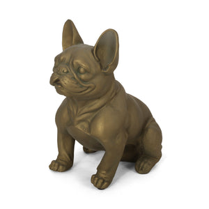 Dog Garden Sculpture, Outdoor French Bulldog Garden Statue