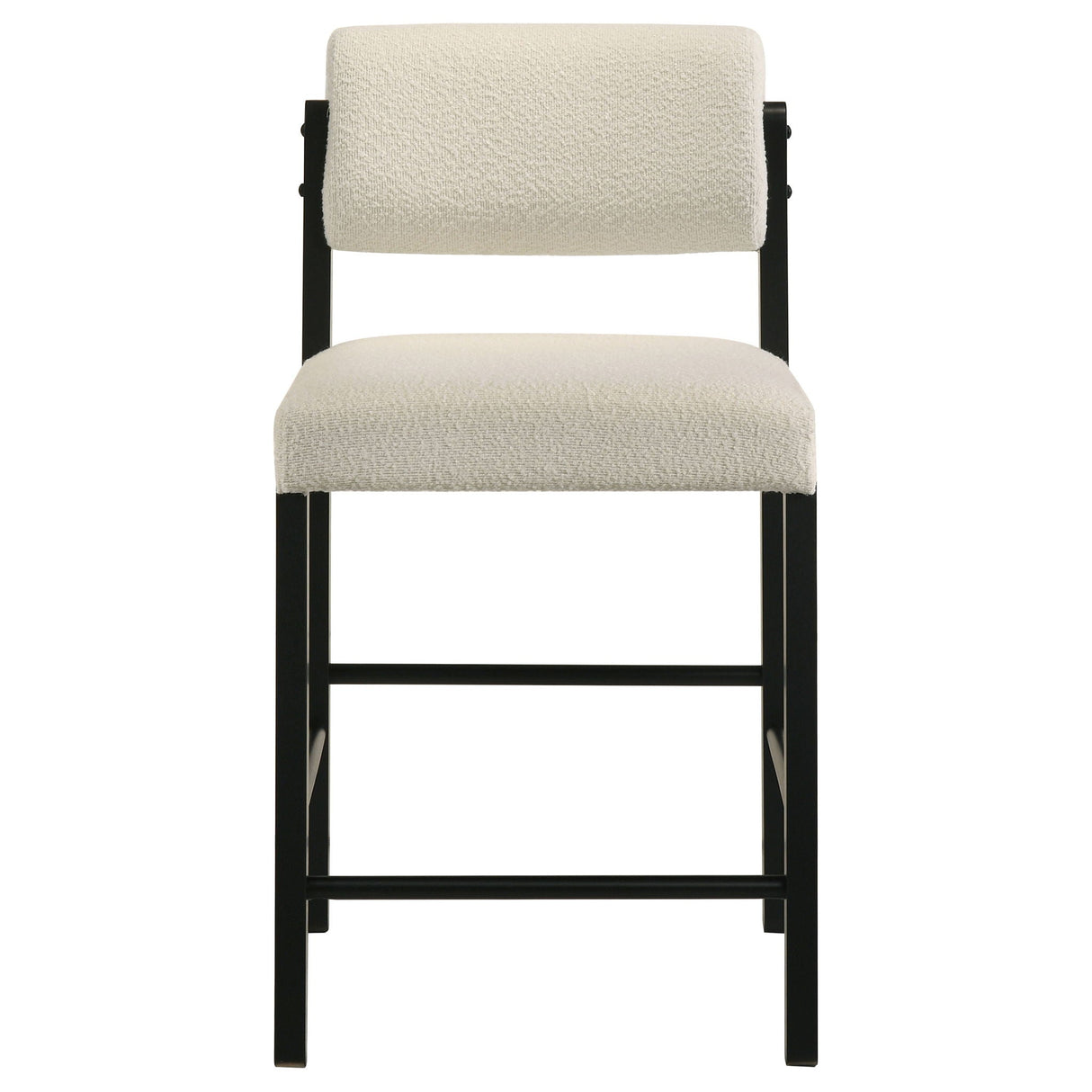 Hamlyn 5-piece Round Wood Counter Height Dining Set Cream and Black