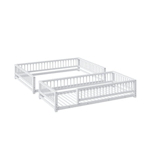 Bunk Bed With Ladder And Safety Guardrails