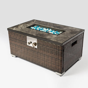 32" Propane Gas Fire Pit Table, 50000 BTU