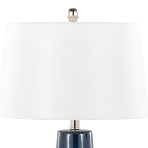 Penelope 22" Contemporary Ceramic Table Lamp