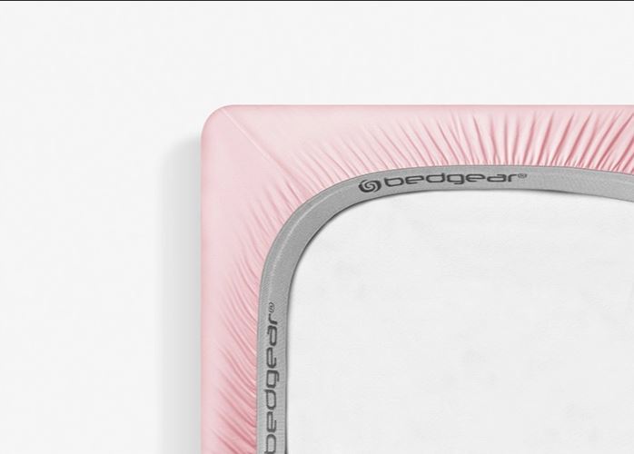 BedGear Dri-Tec Crib Sheet, Light Pink