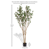 5.2FT Artificial Tree Graceful Evergreen Faux Plant