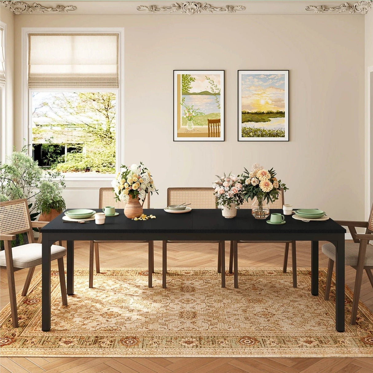 Rectangle Dining Table For 6 - 8 People