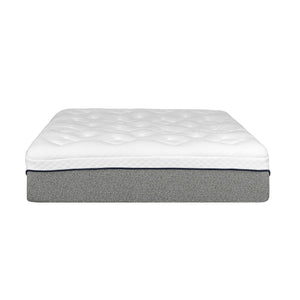 13" Ultra Plush Gel Memory Foam Mattress For Bed With Double Layered Jacquard Cover - Gray / White - King