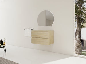 30" Wall-Mounted Bathroom Vanity Cabinet