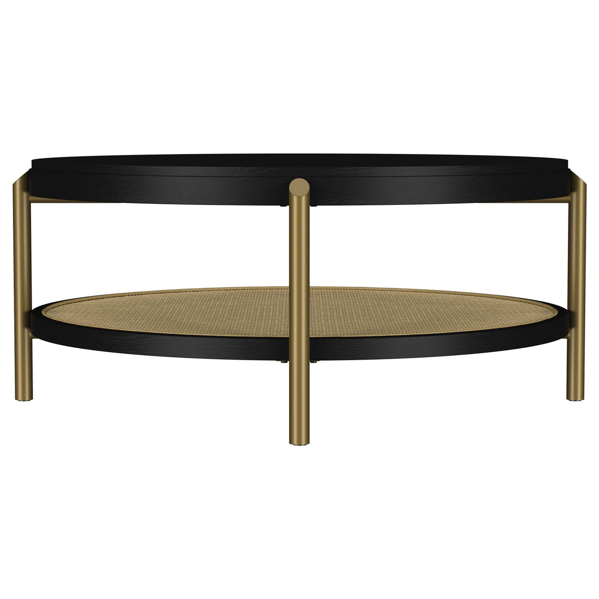 Benson - Round Table With Storage Shelf