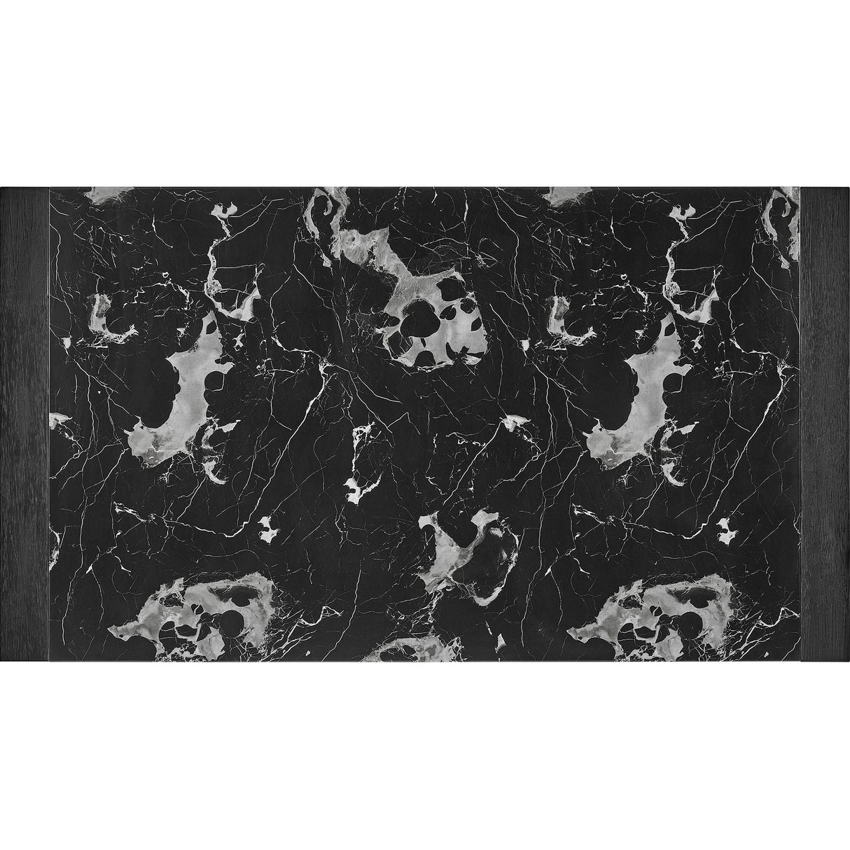 Dining Table And 4 Padded Chairs - Black