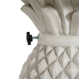 Lillian Outdoor Pineapple-Shaped Magnesium Oxide Umbrella Base