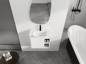 24'' Wall-Mounted Bathroom Vanity